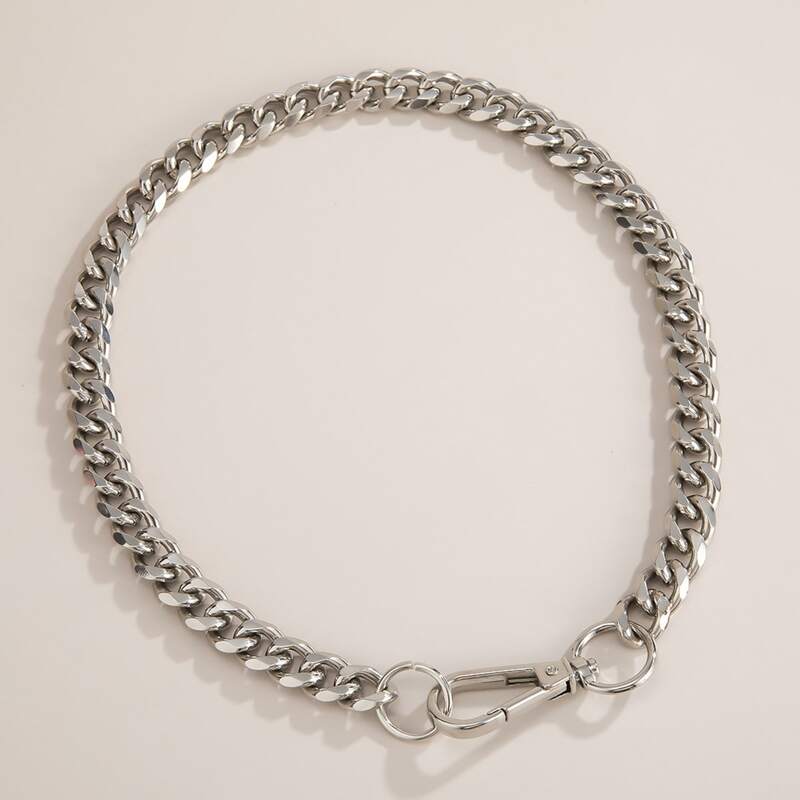

Minimalist Chain Necklace, Silver