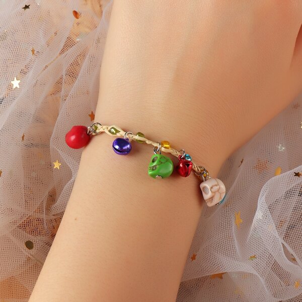 

Bell Charm Bracelet, Multicolor
