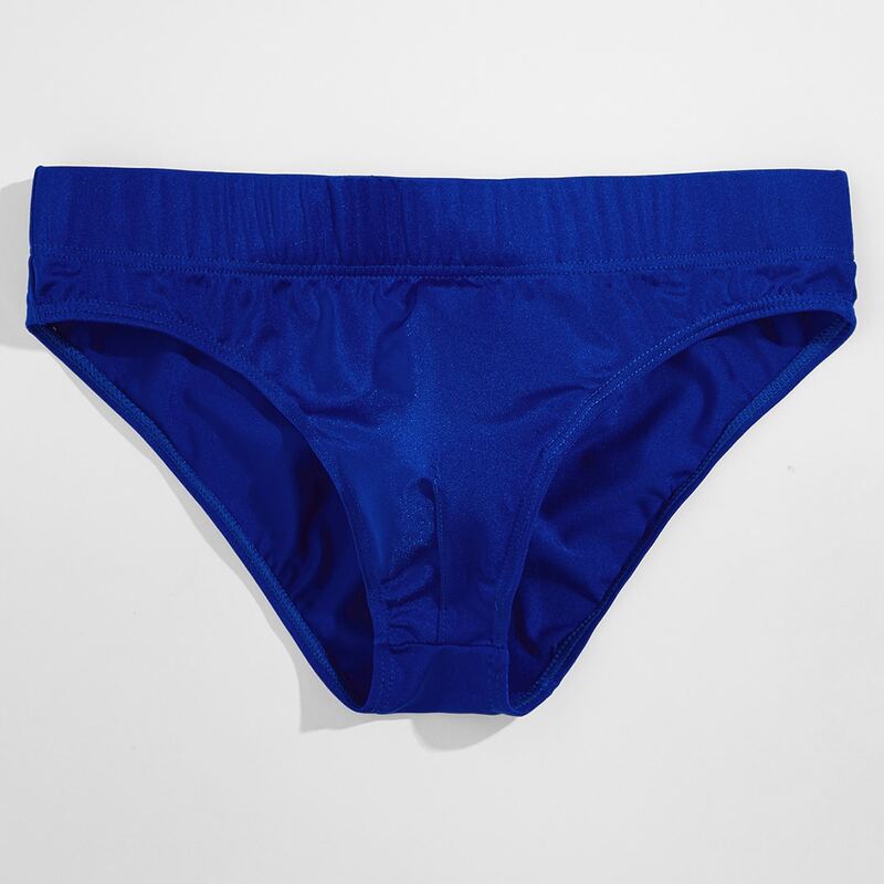 

Guys Solid Elastic Waist Brief, Royal blue