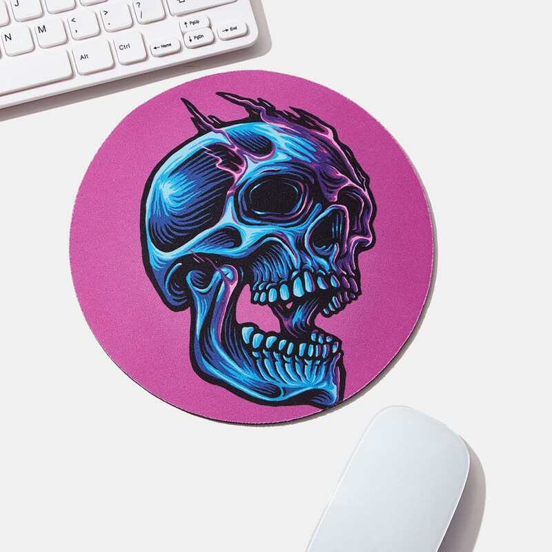 

ROMWE X Stayhoom Skeleton Mouse Pad, Purple
