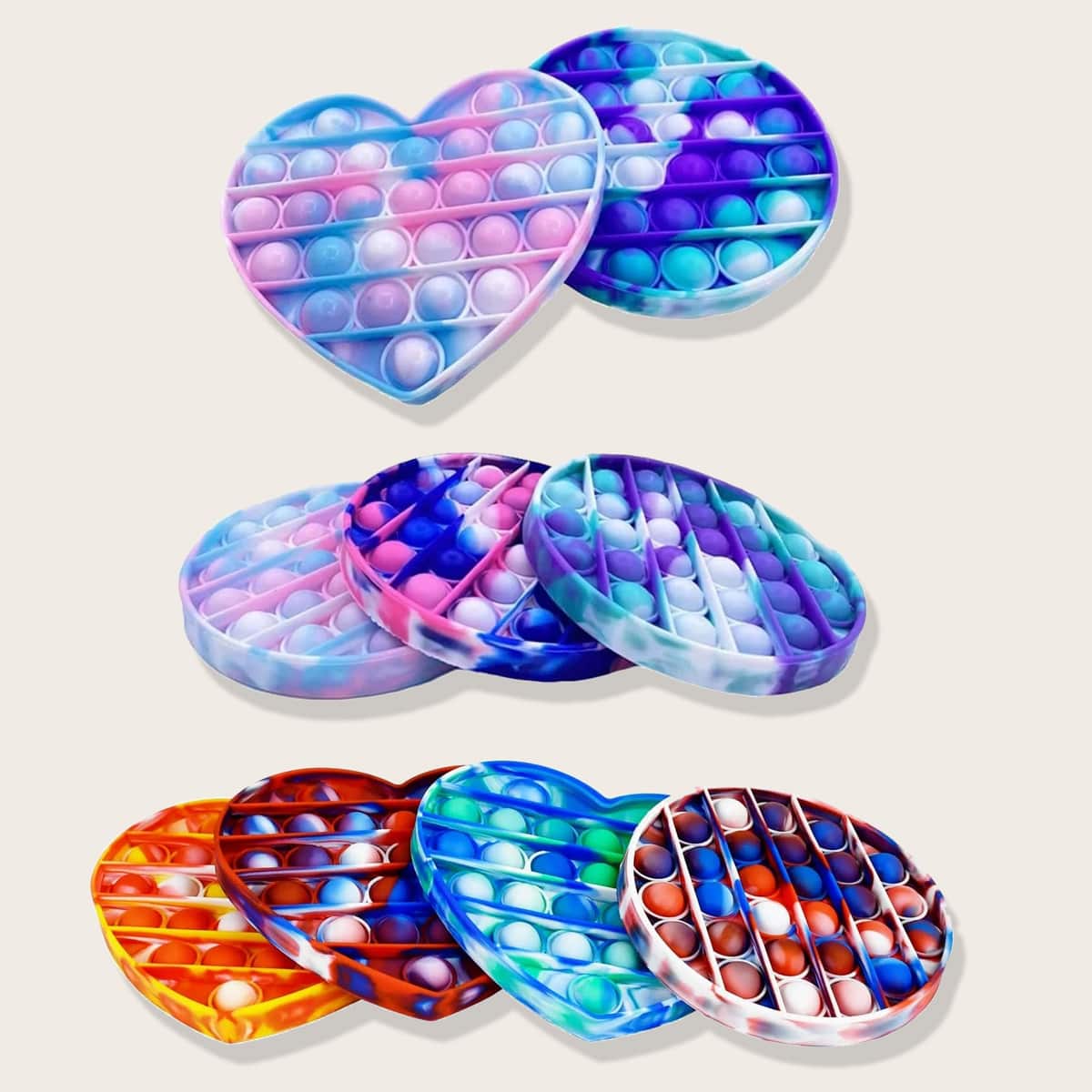 

1pc Random Stress Relief Bubble Toy, Multicolor