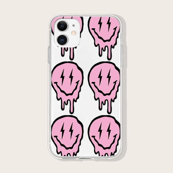 

Cartoon Graphic Phone Case, Clear