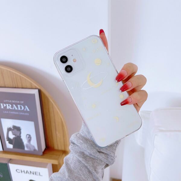 

Galaxy Print Clear Phone Case