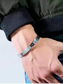 Pulseras para hombres - Plateado - Ver 2