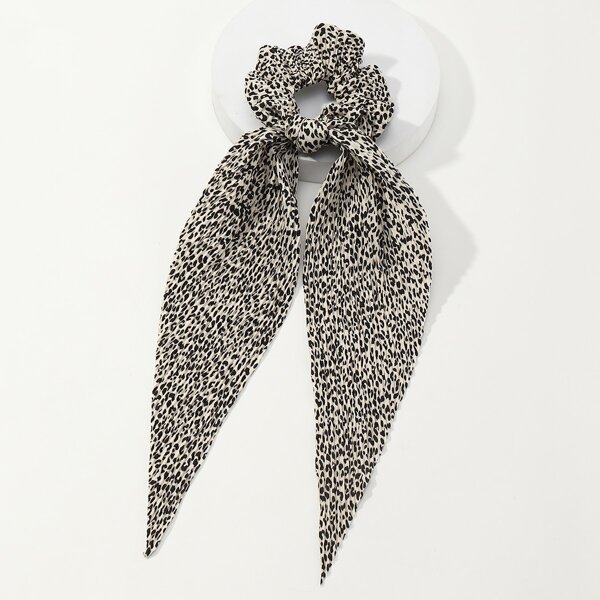 

Leopard Print Scarf Hair Tie, Multicolor