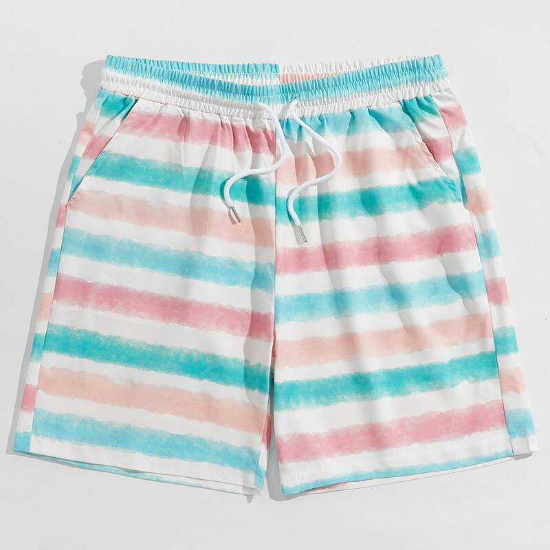 

Guys Striped Drawstring Shorts, Multicolor
