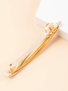 Geometric Hair Clip For Daily Use For Girls Hairstyles Casual Claw Clips Hair Claws Hair Barrettes, School Stuff