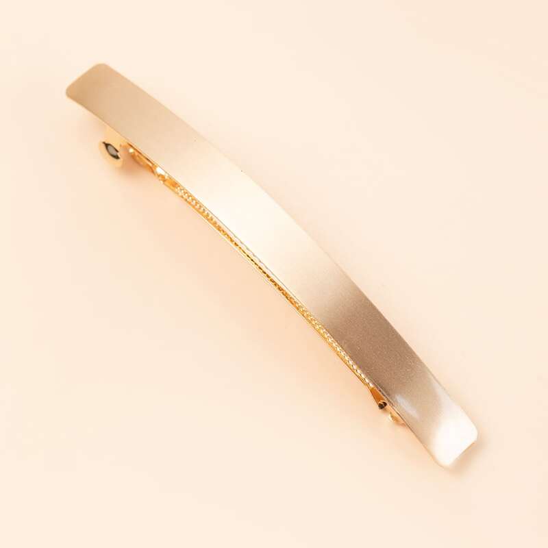 

Geometric Hair Clip, Gold