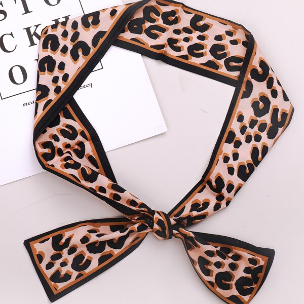 

Allover Print Twilly Scarf, Multicolor