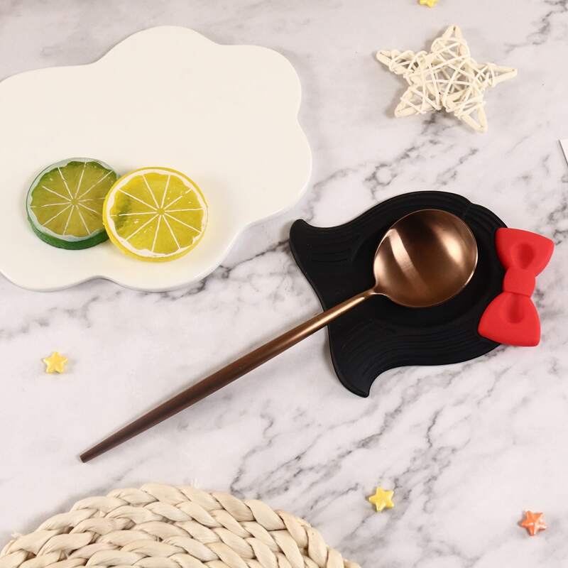 

1pc Figure Shaped Placemat, Black