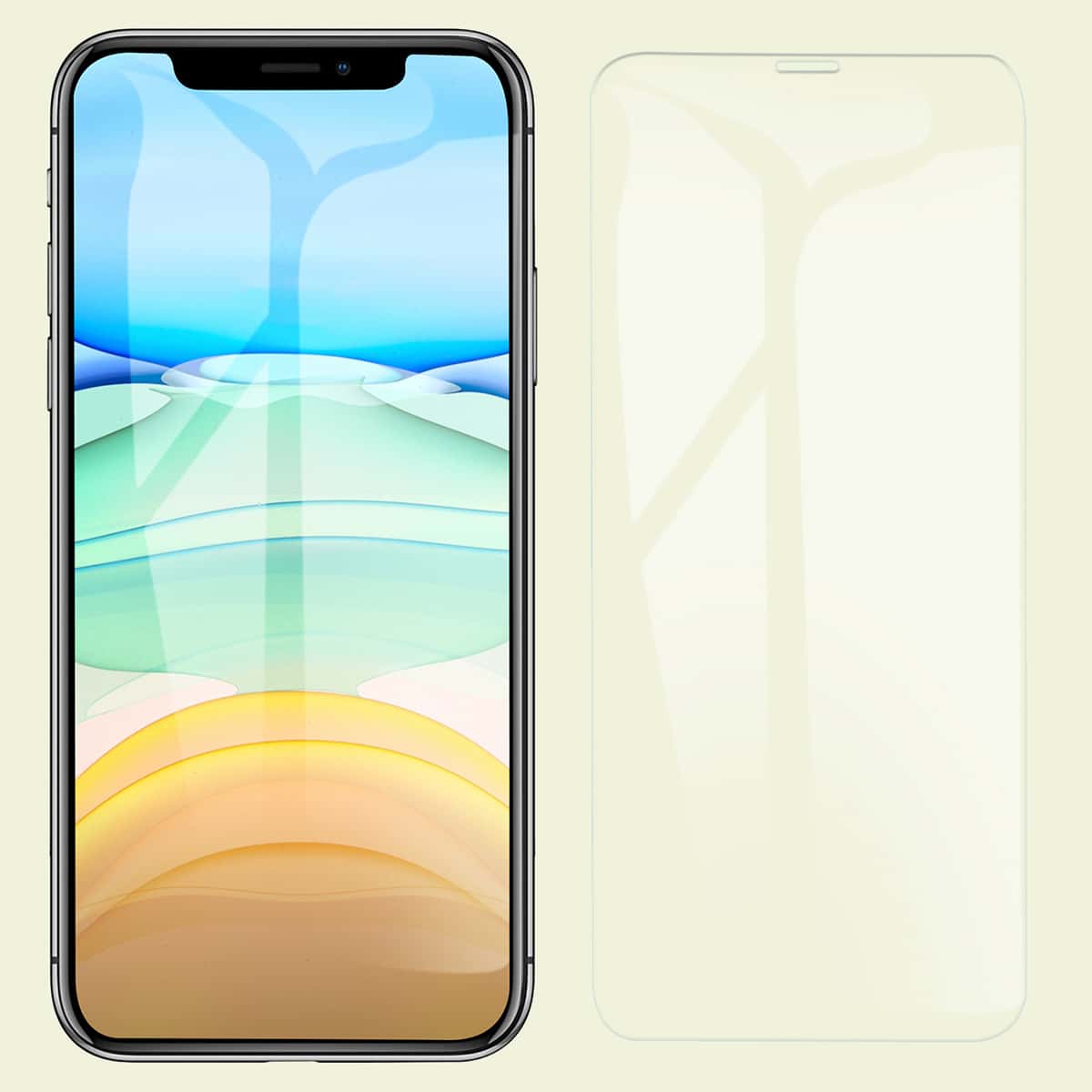 

1pc Phone Screen Tempered Film, Clear