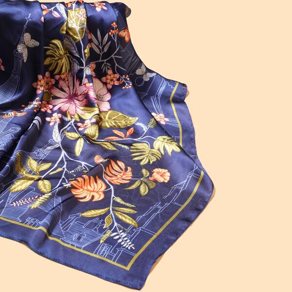 

Flower Print Bandana, Multicolor