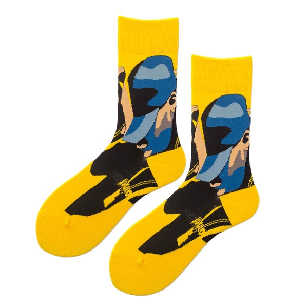 

Men Graphic Crew Socks, Multicolor