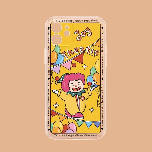 

Cartoon Clown Phone Case, Multicolor