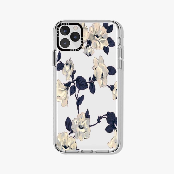 

Flower Print Phone Case, Clear