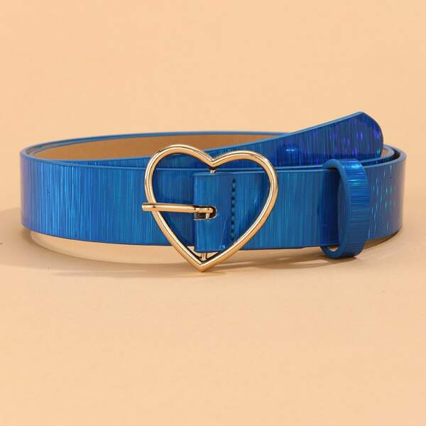 

Heart Buckle Belt, Royal blue