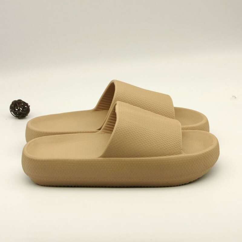 

Solid Wide Fit Slides, Khaki