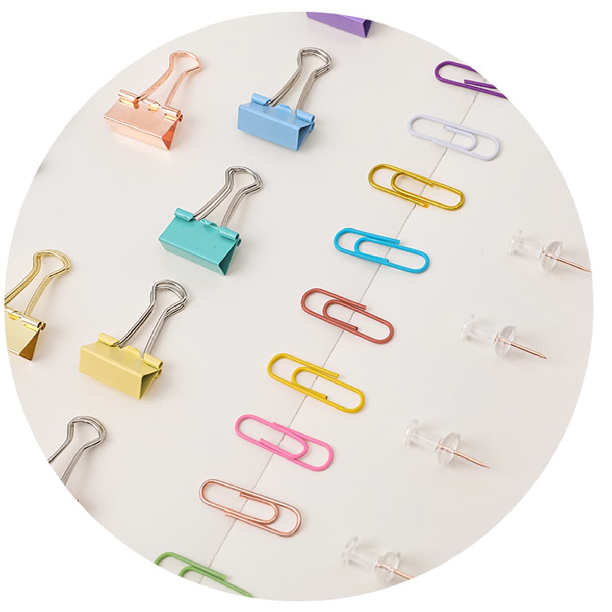 

1box Random Paper Clip, Multicolor