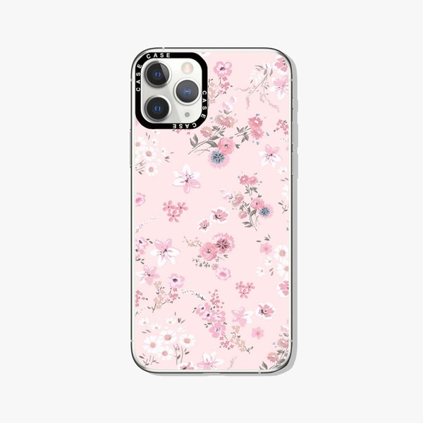 

Flower Pattern Phone Case, Pink