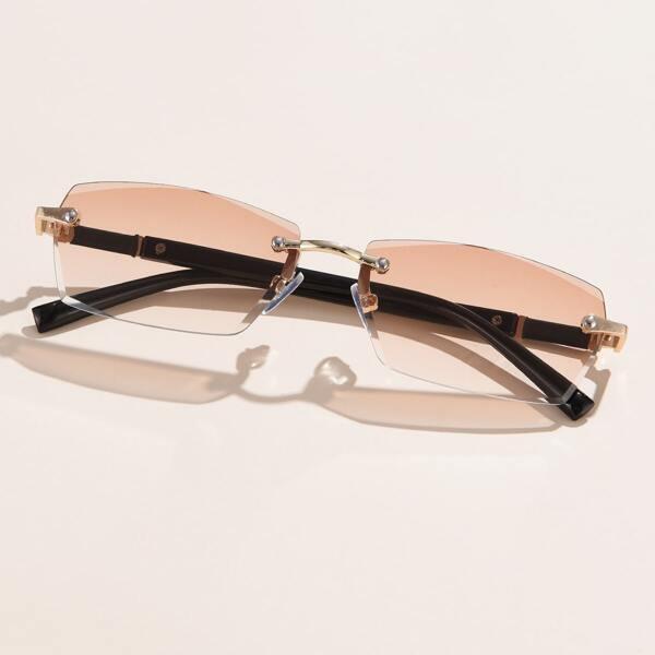 

Tinted Lens Rimless Sunglasses