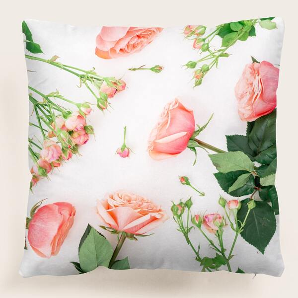 

Floral Pattern Cushion Cover Without Filler, Multicolor