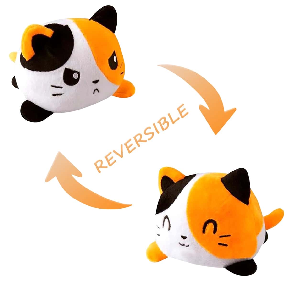 

1pc Cartoon Cat Reversible Toy, Multicolor