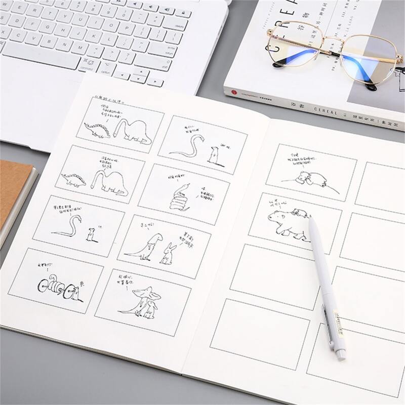 

1pc Solid Notebook, Khaki