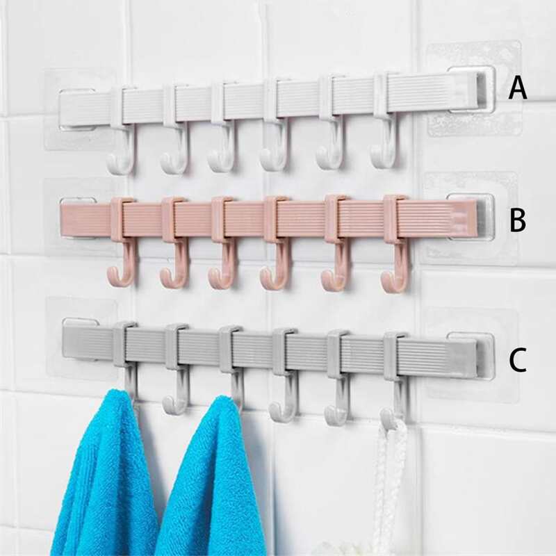 

1pc Solid Wall Hook, Multicolor
