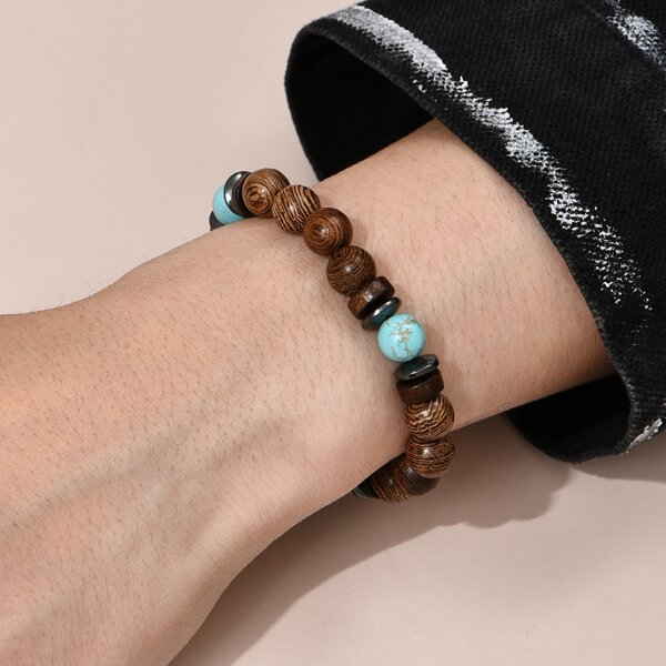 

Men Beaded Bracelet, Multicolor