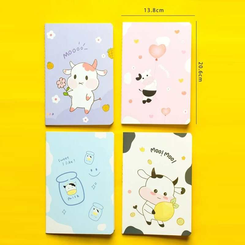 

1pc Random Cartoon Notebook, Multicolor