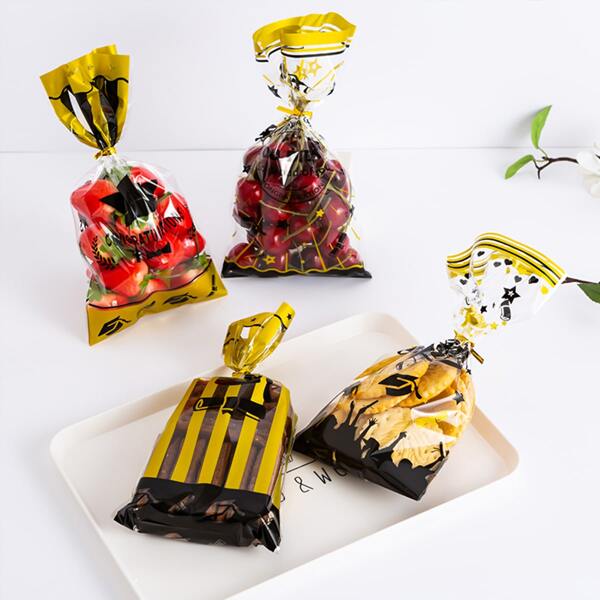 

50pcs Graduation Pattern Random Packing Bag, Multicolor