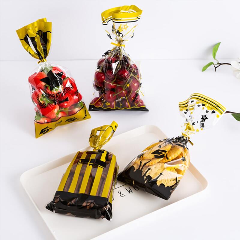 

50pcs Graduation Pattern Random Packing Bag, Multicolor