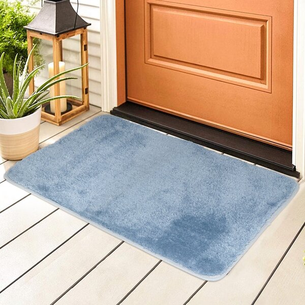 

Solid Color Floor Mat, Blue