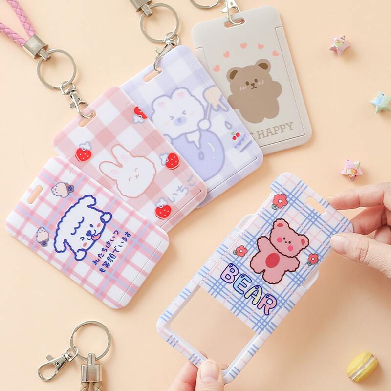 

1pc Random Cartoon Card Case, Multicolor