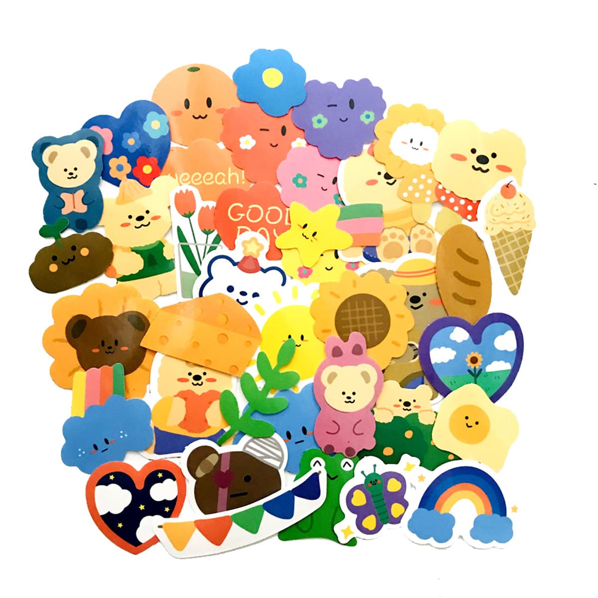 

40pcs Cartoon Sticker, Multicolor