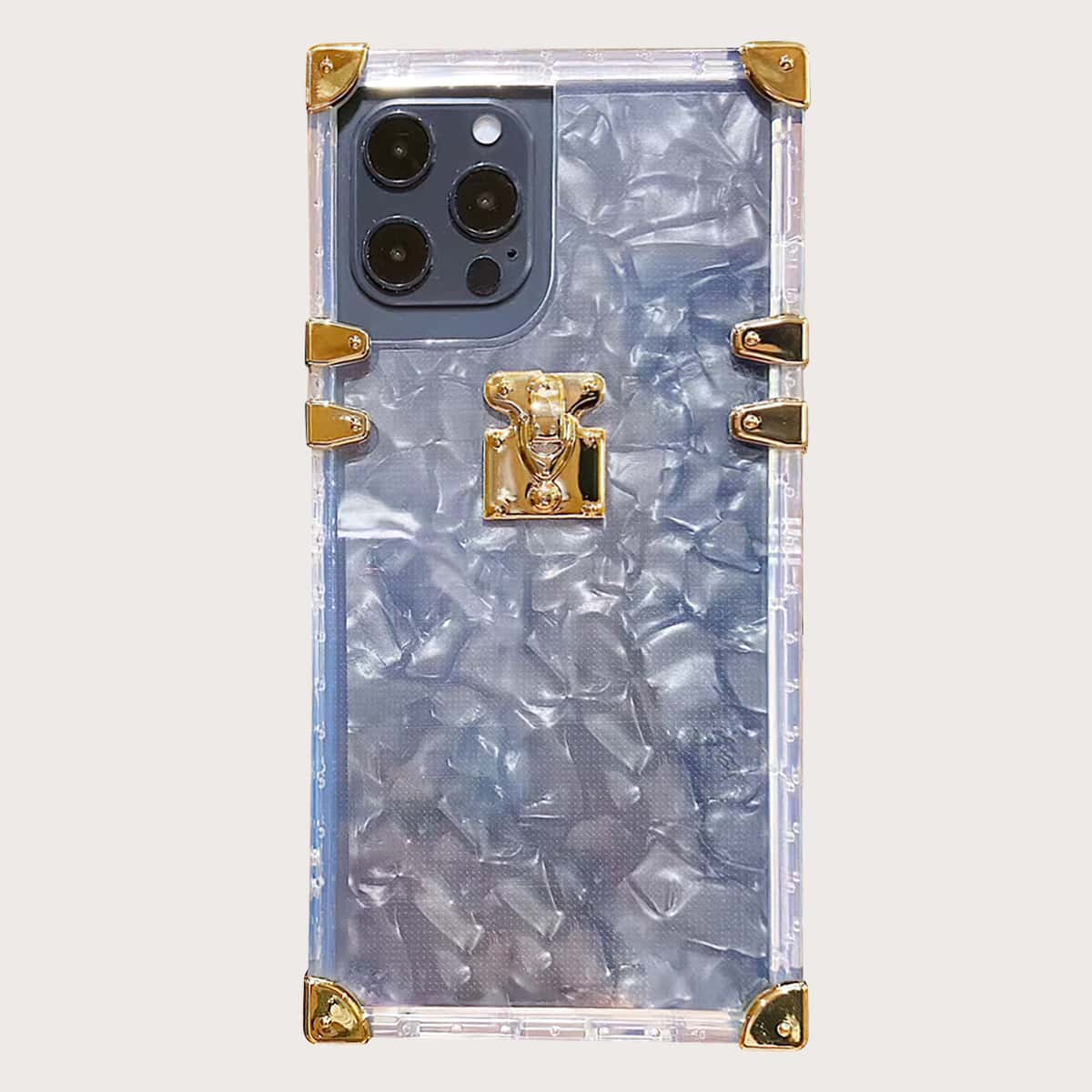 

Box Design Phone Case, Cadet blue