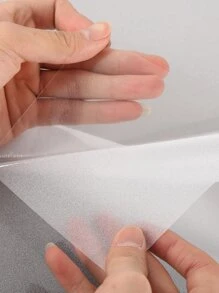 3D啞光窗戶膜玻璃裝飾窗戶貼紙隱私磨砂自粘膜窗戶貼花適用於玻璃 - 白色 - 查看 4