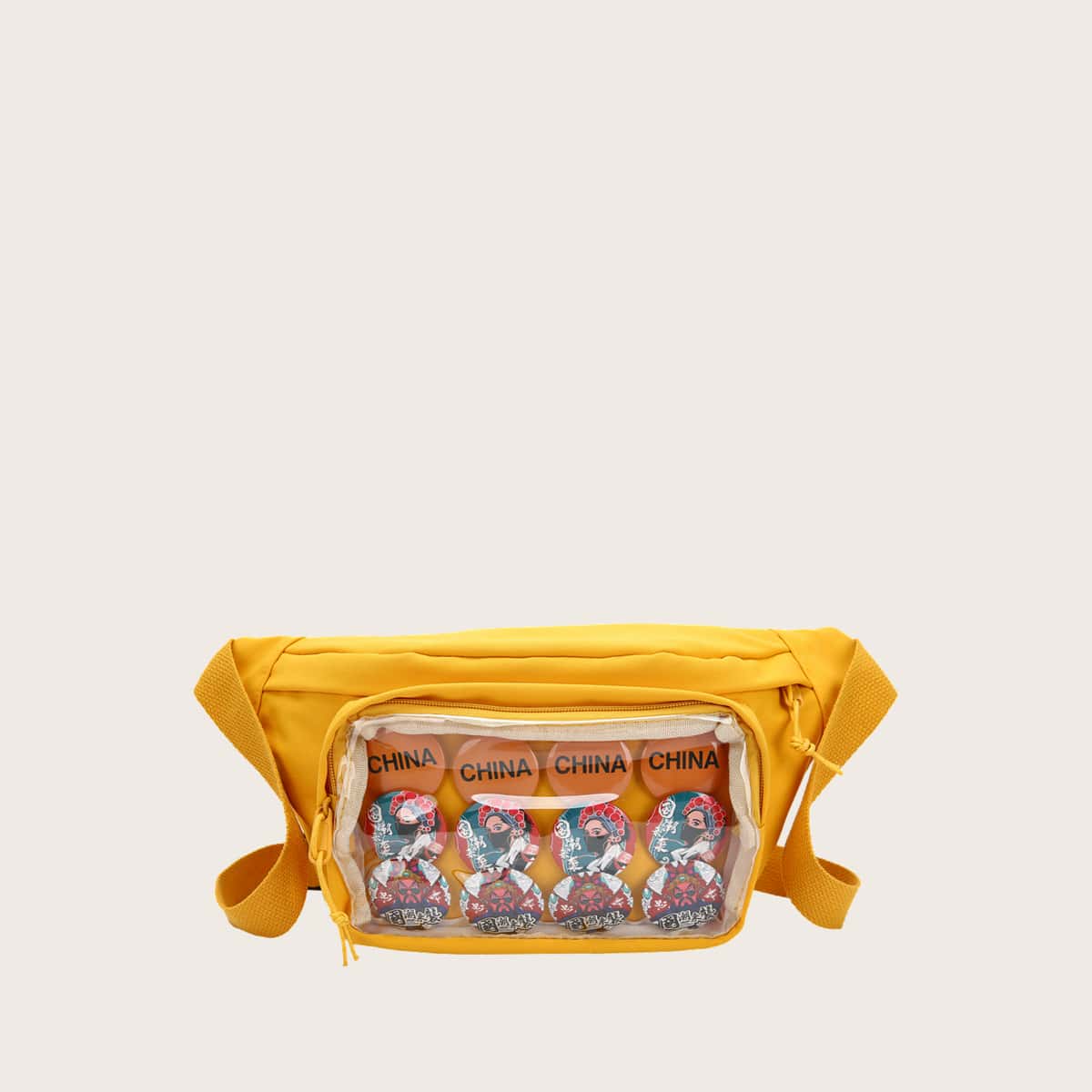 

Peking Opera Fanny Pack, Yellow