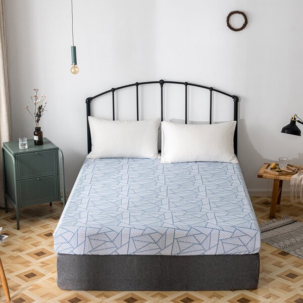 

Geometric Pattern Fitted Sheet, Multicolor