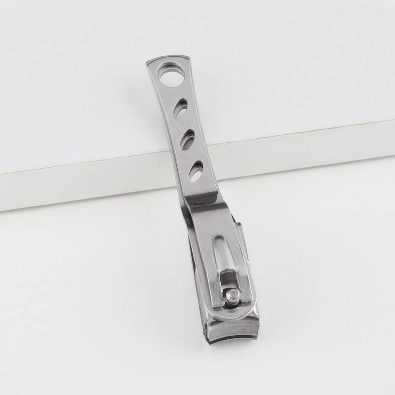 

360 Degree Rotating Stainless Steel Nail Clipper, Silver