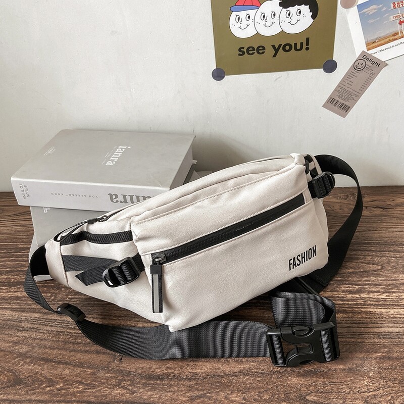 

Guys Letter Graphic Fanny Pack, Beige