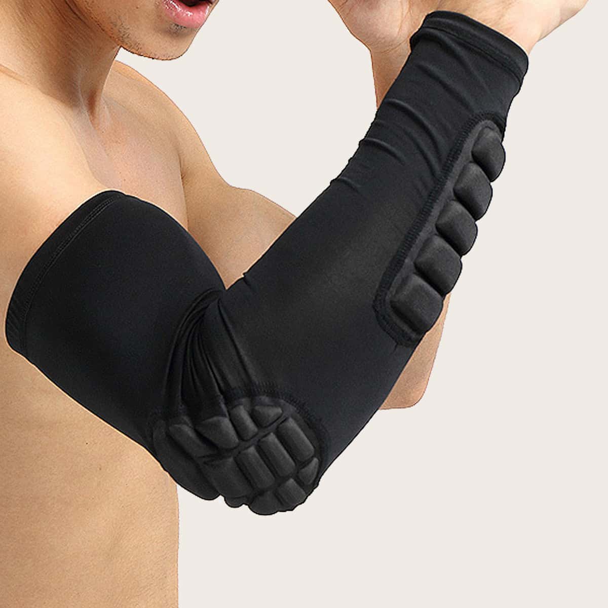 

1pc Sports Arm Guard Sleeve, Black