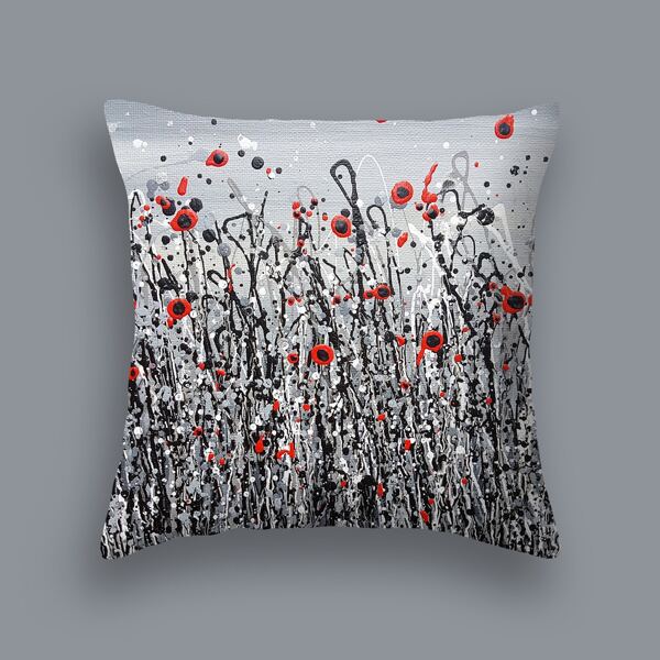 

Plants Print Cushion Cover Without Filler, Multicolor