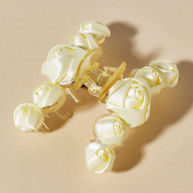

Floral Decor Hair Claw, Multicolor