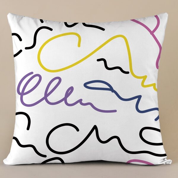 

Graphic Print Cushion Cover Without Filler, Multicolor