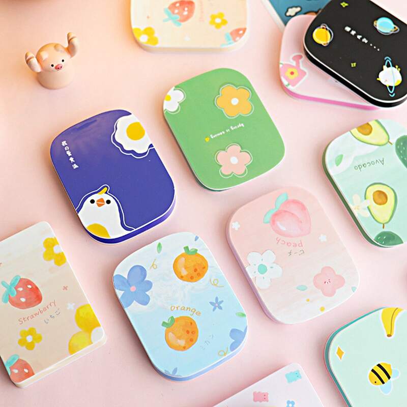 

1pc Random Cartoon Mirror With Hair Comb, Multicolor