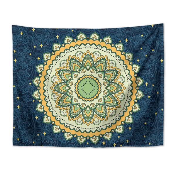 

Mandala Print Tapestry, Multicolor