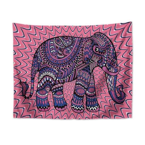 

Elephant Print Tapestry, Multicolor