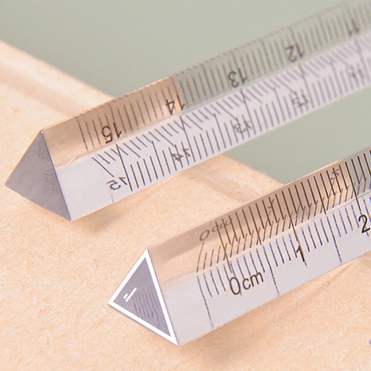 

1pc Clear Ruler