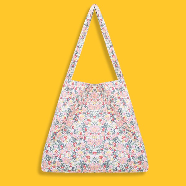 

Allover Floral Graphic Shopper Bag, Multicolor